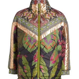 FARM Rio Tropical Rauti Metallic Revers Puffer Jacket